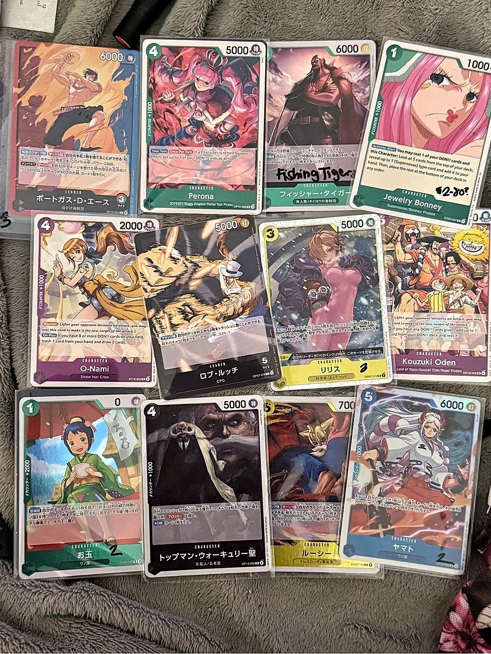 Bandai One Piece Card read description Game Assorted Trading Cards Lot